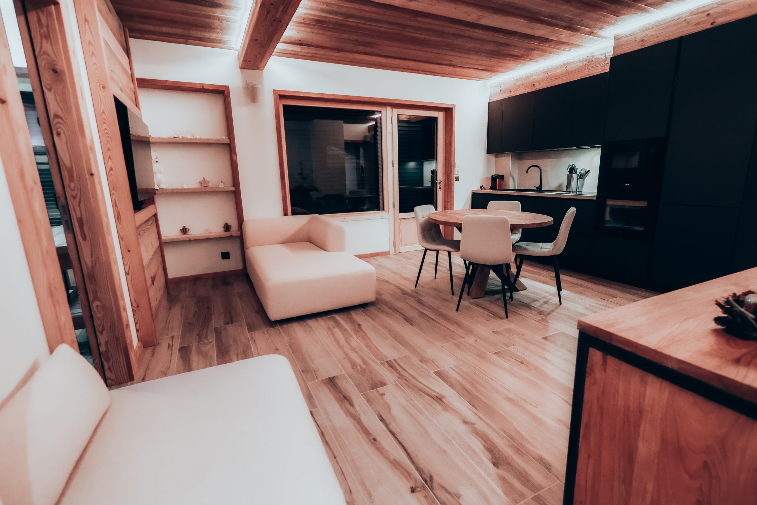 Pièce de vie - Lodges du Charmieux